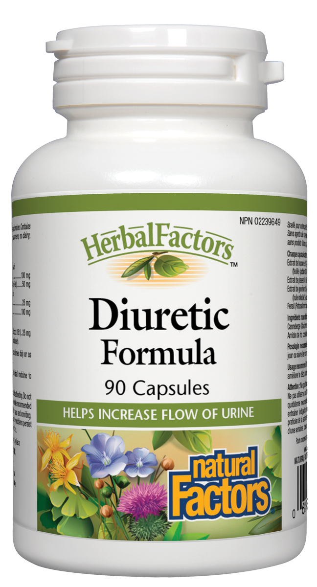 Natural Factors Diuretic Formula (90 Capsules) - Lifestyle Markets